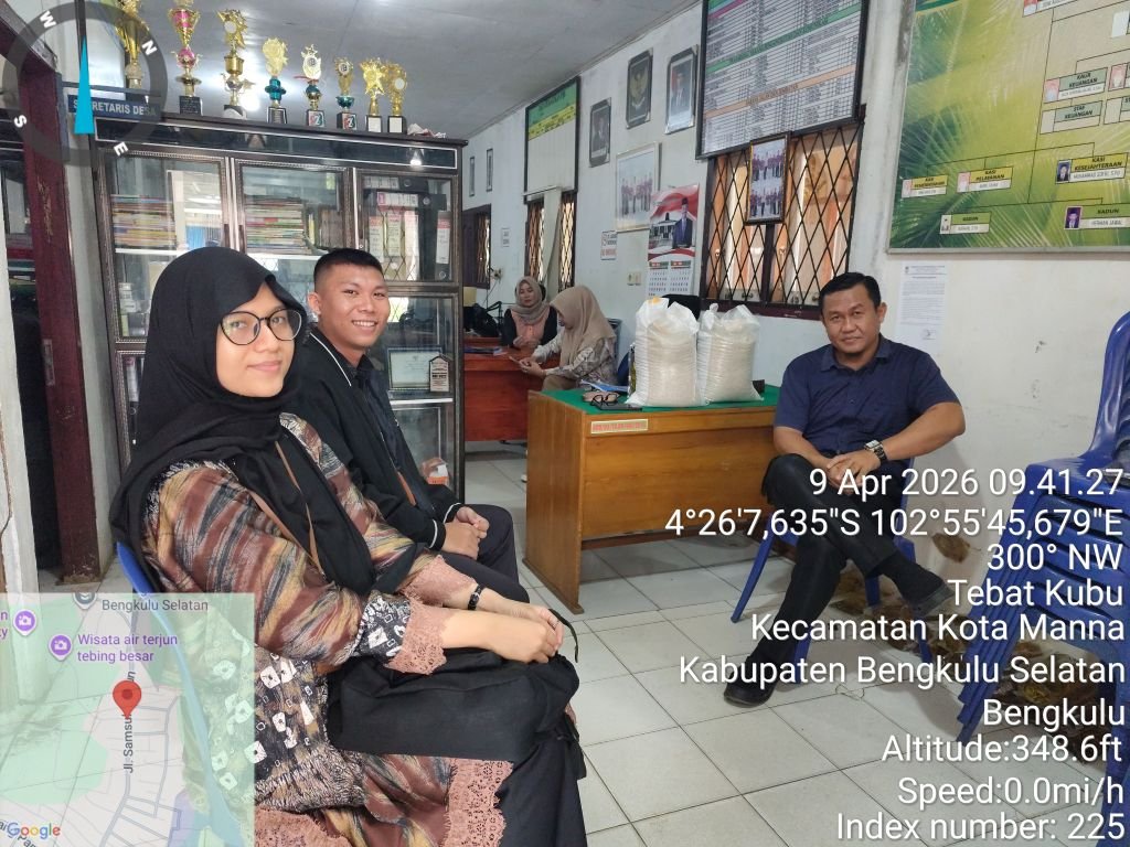 Koordinasi Awal Program Desa Cantik di Desa Tebat Kubu