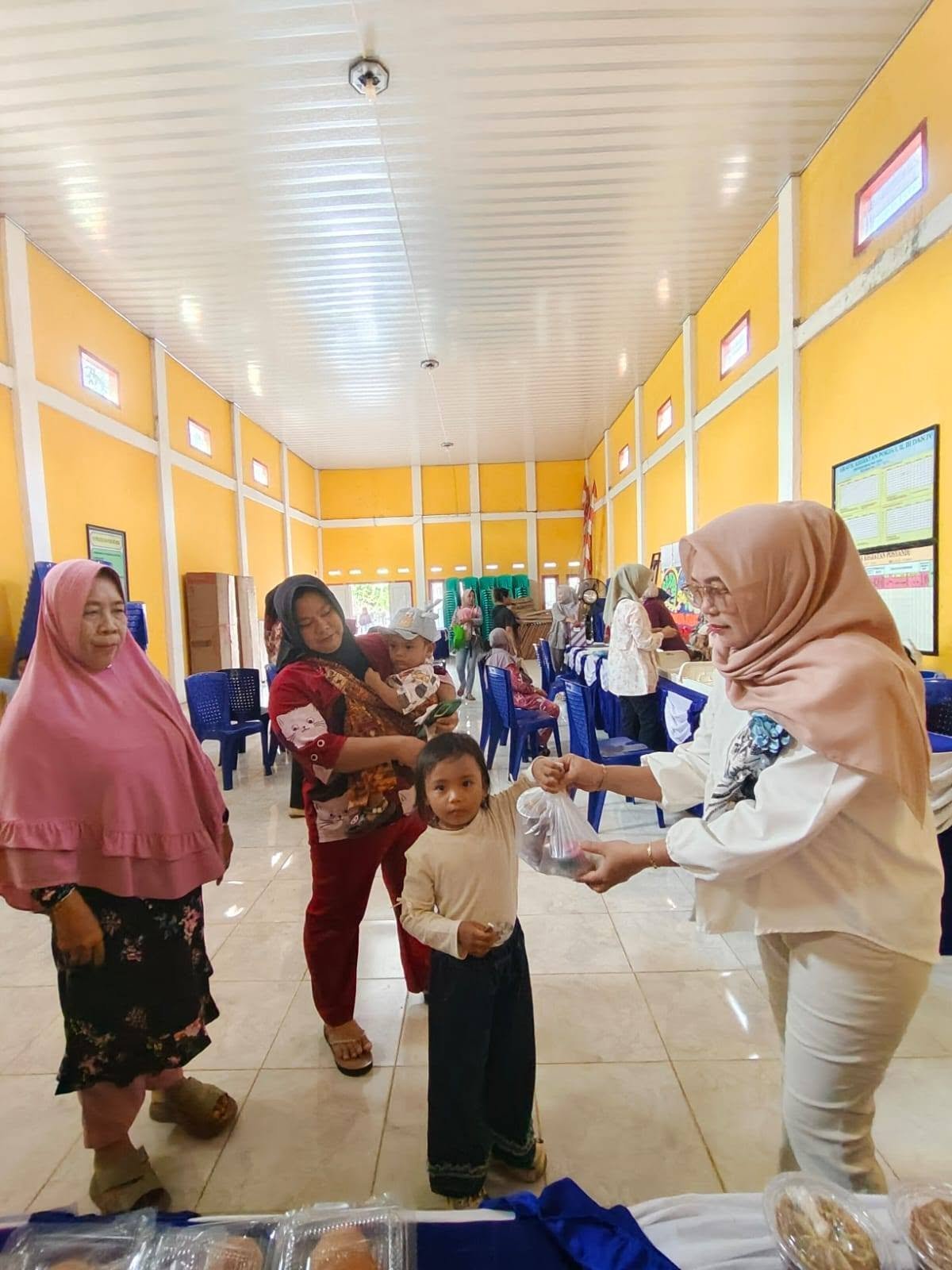 Wujudkan Masyarakat Sehat, Posyandu Tebat Kubu Kembali Digelar