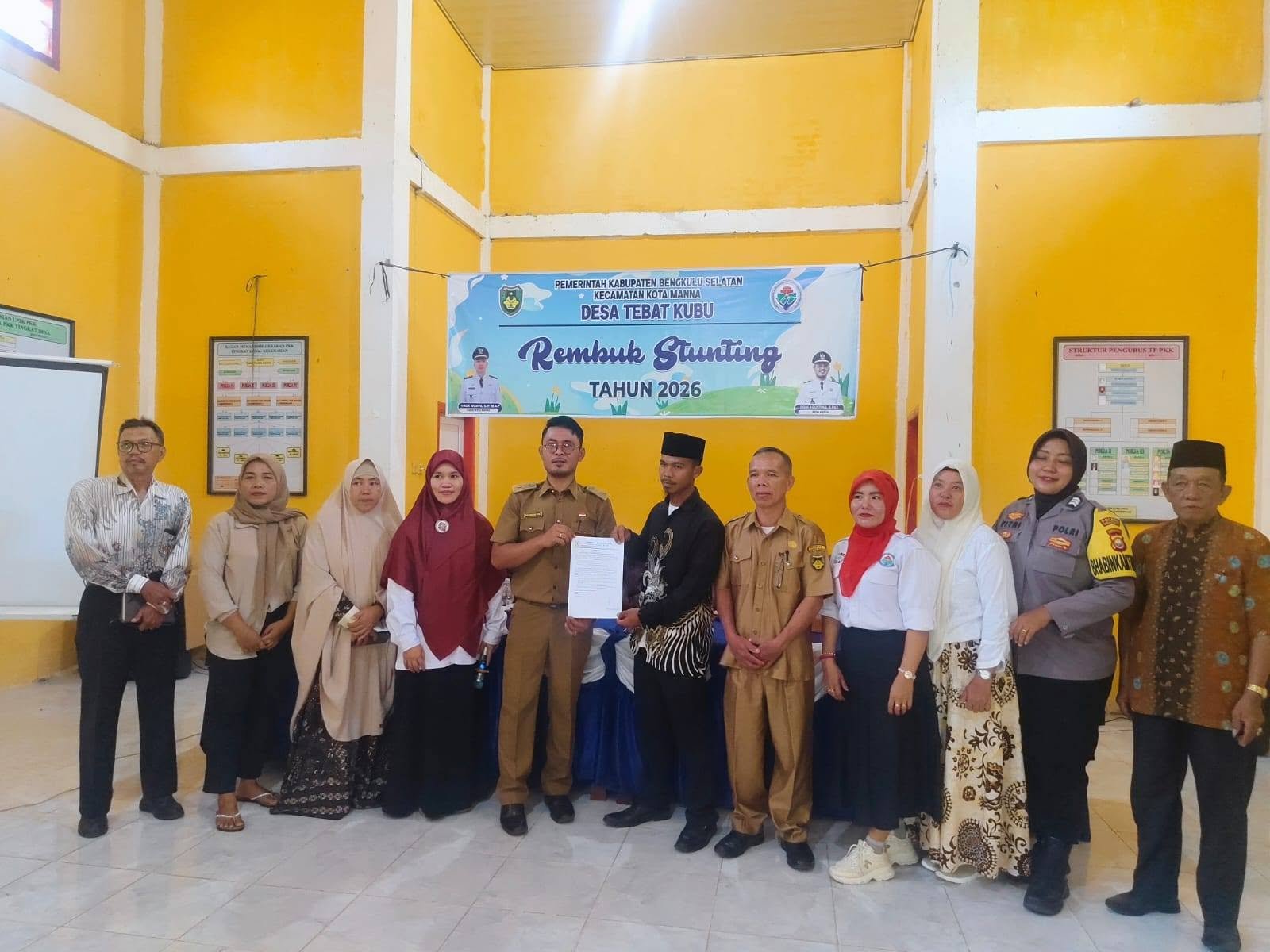 Rembuk Stunting Desa Tebat Kubu Tahun 2026