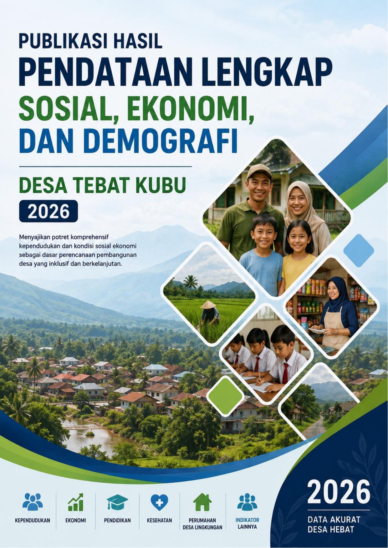 Publikasi Hasil Pendataan Lengkap Desa Tebat Kubu 2026 Resmi Diterbitkan
